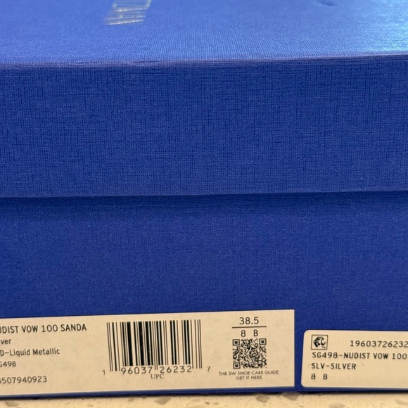 Stuart Weitzman Women's Nudist Vow Crystal Heel Sandals Size - Picture 8 of 11